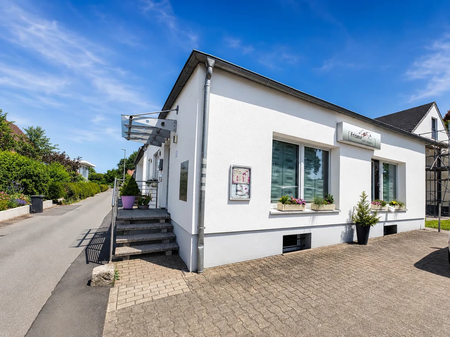Friseur von Heesen Salongebäude von außen
